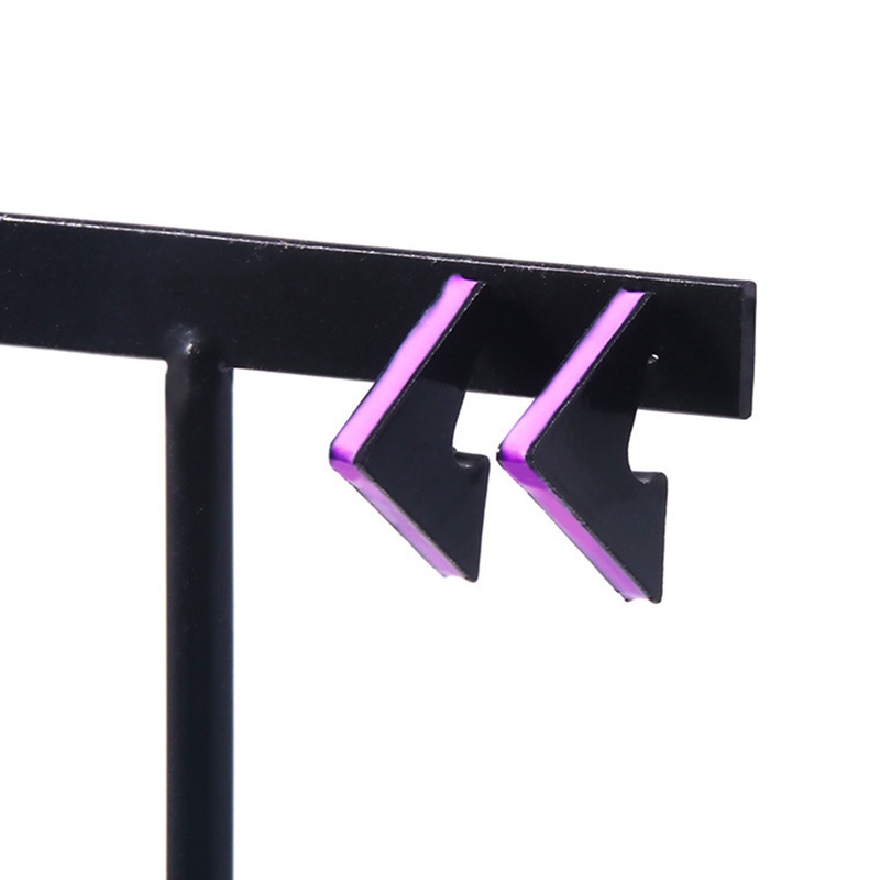 1Pair Earrings Anime Promare Lio Fotia Triangle Ear Stud Cosplay Prop Pendant Stud Earrings For Women Men Prop Jewelry Accessories