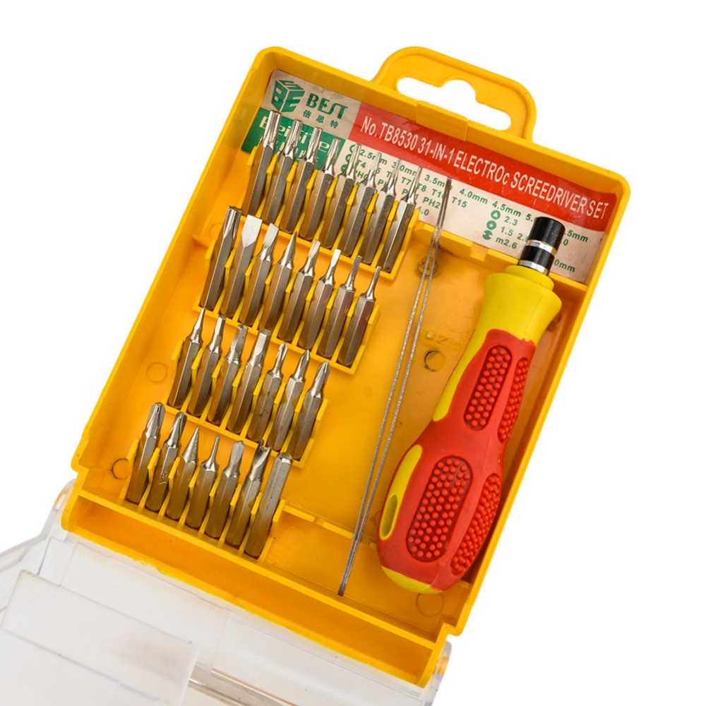 OBENG PROFESSIONAL MULTIFUNGSI OBENG SET + PINSET 32 IN 1 SCREWDRIVER SET VA358