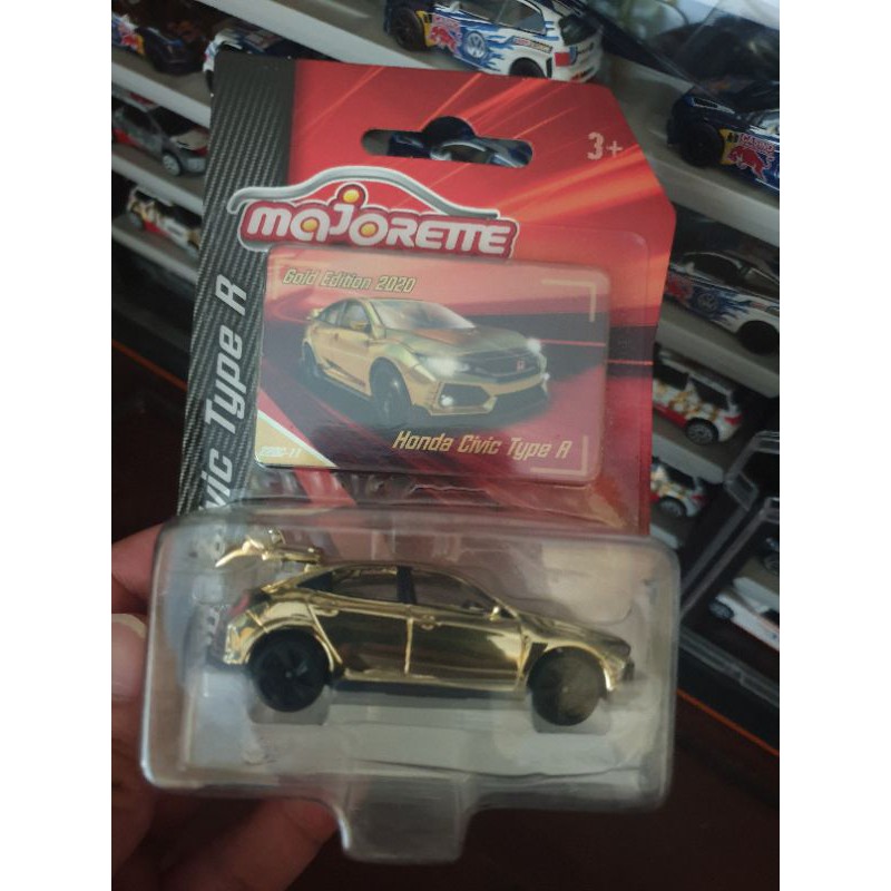 MAJORETTE HONDA CIVIC TYPE R GOLD EDITION