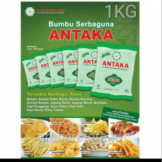 

Antaka bumbu tabur 1kg (ready stok all varian)