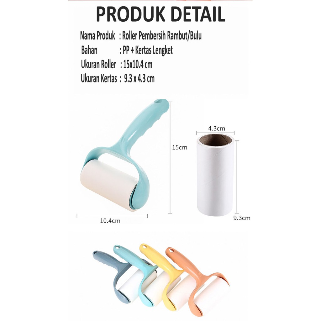 Magic Roller Pembersih Serabut Rambut dan Bulu Hewan/Pet Hair Remover