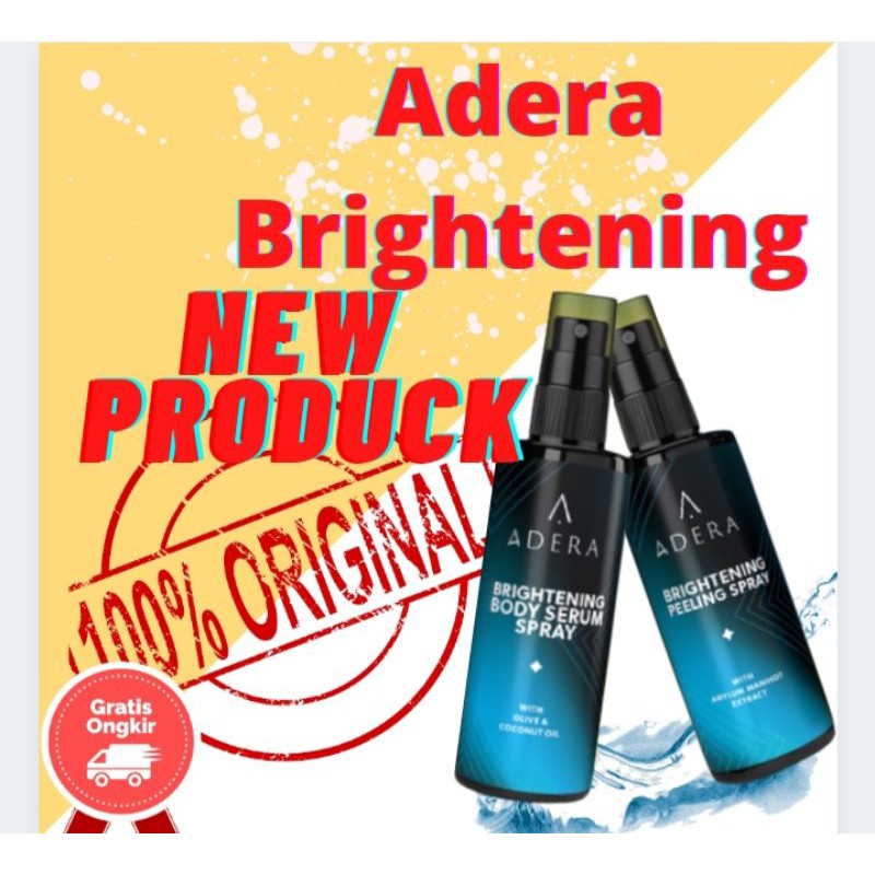 ADERA BRIGHTENING - ADERA BODY SERUM - ADERA KNIT TOP - ADERA BODY SPRAY - ADERA SERUM