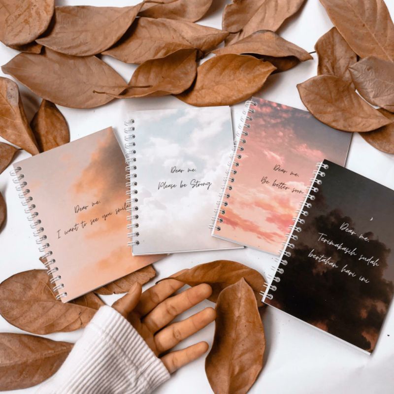 

[aisyjournal] Notebook a6 simple sky aesthetic for planner journaling buku tulis self love estetik