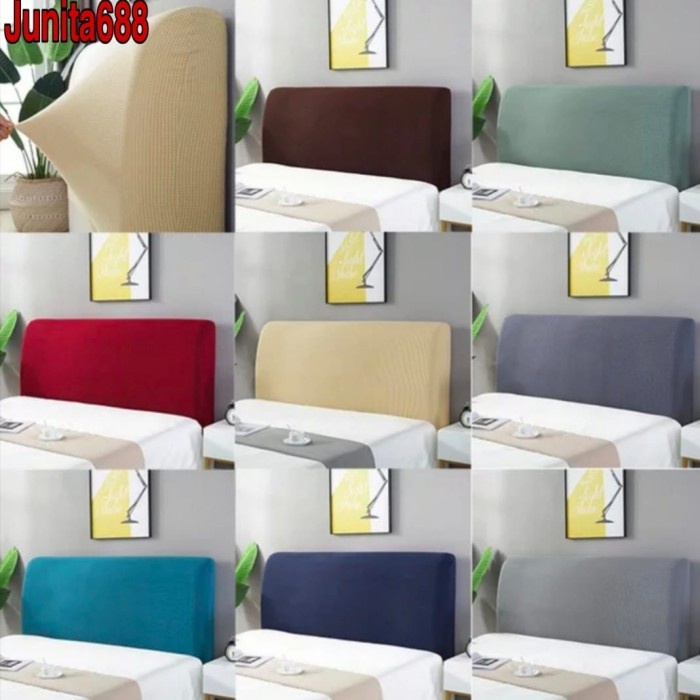 Cover bed HEADBOARD size 180cm/PENUTUP sandaran tempat tidur elastis