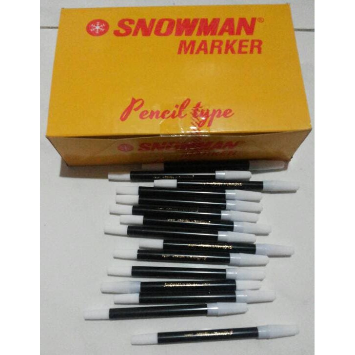 

Spidol Kecil Snowman Marker Pencil Type