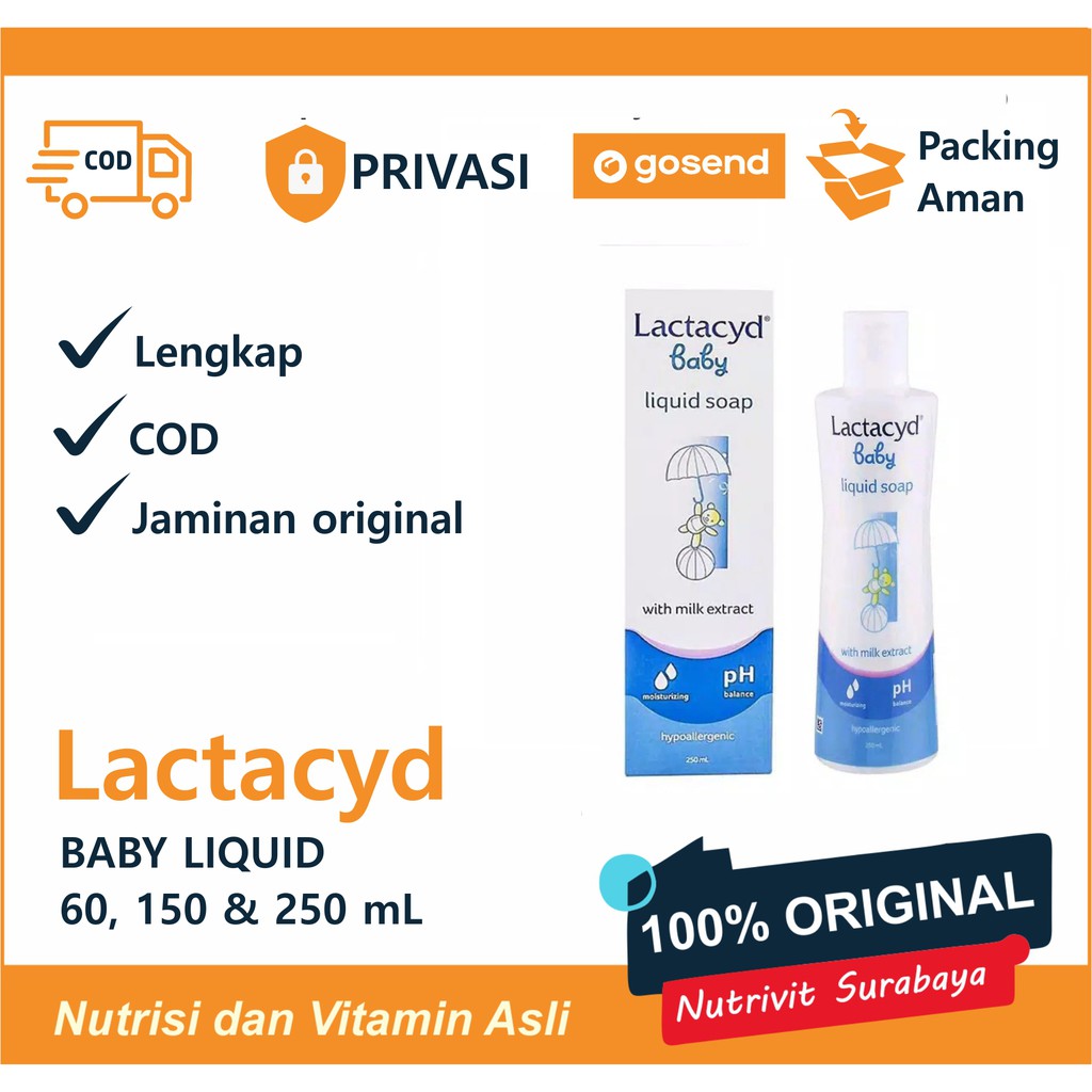 LACTACYD BABY LIQ 60 / 150 / 250 mL