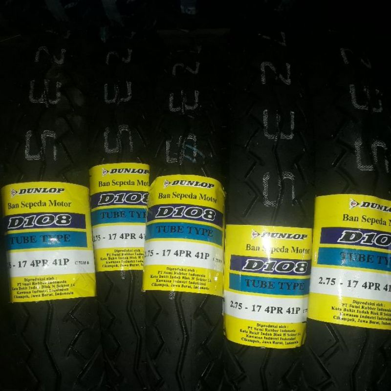 ban motor merk Dunlop uk 275 17 seri D108