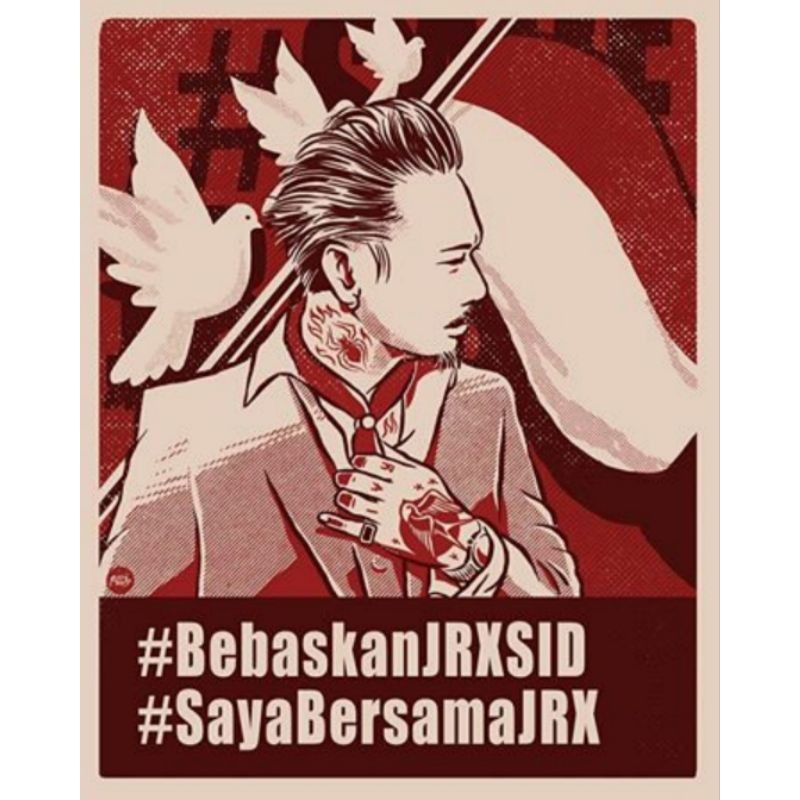 GRATIS POSTER BEBASKAN JRX SID JERINX SUPERMAN IS DEAD