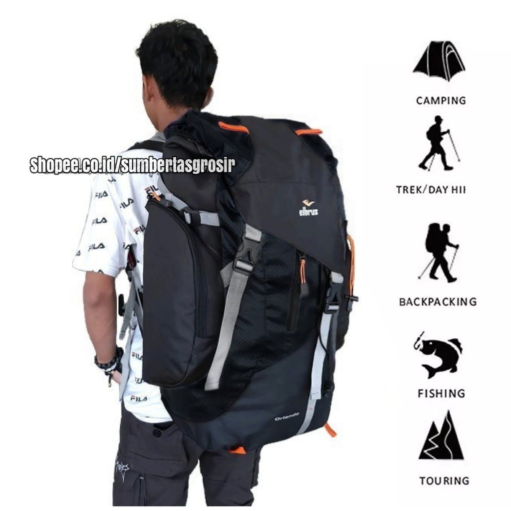 Tas Ransel Gunung Tas Camping Tas Punggung Tas Carrier Tas Outdoor Kapasitas 65L