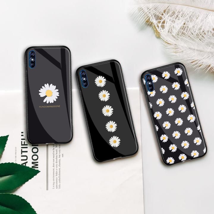 Softcase Kaca [M142] REDMI 9A - Softcase Glass - Kesing Kaca - Mirror Case - Case Kaca XIAOMI REDMI