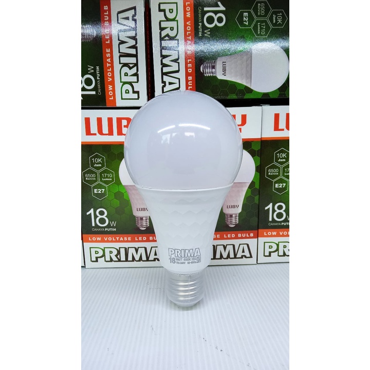 LUBY PRIMA Lampu Bohlam LED 5W, 7W, 9W, 12W, 15W, 18W dan 24W LED BULB