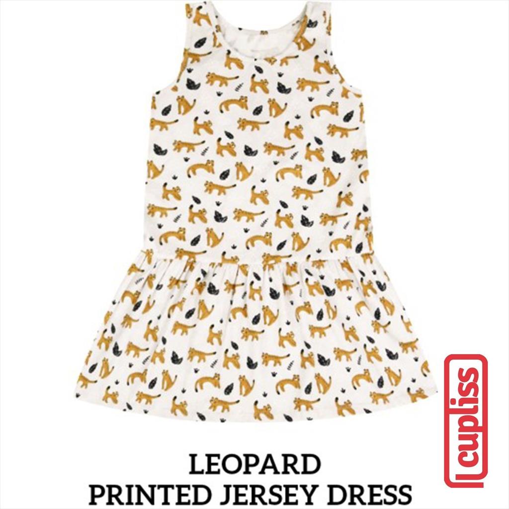 Leopard Little Palmerhaus Printed Jersey Dress Anak