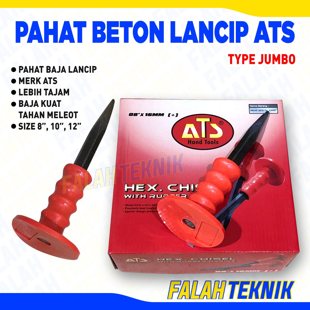 Jual Pahat Beton Model Lancip ATS -Type Jumbo | Shopee Indonesia
