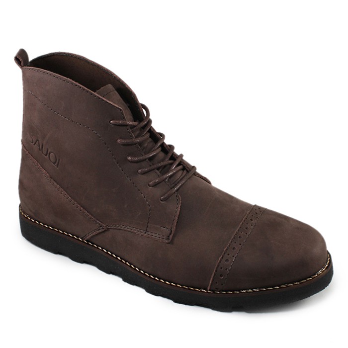 Sepatu Boots SAUQI Kopp Coklat