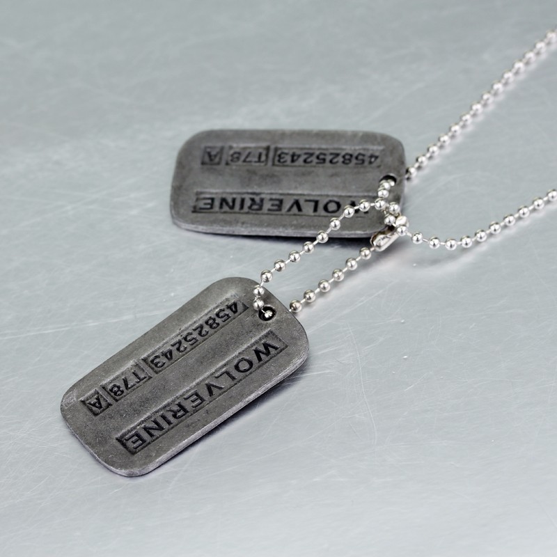 Kalung Marvel Wolverine X-Men Dog Tag