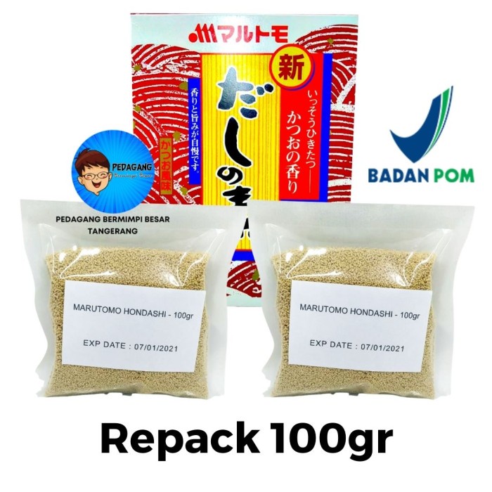 

NEW Marutomo Hondashi Repack 100gr / Bumbu Kaldu Ikan 100 gram Dashi