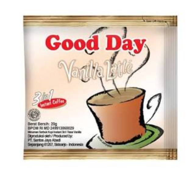 

Kopi Godd day vanilalate