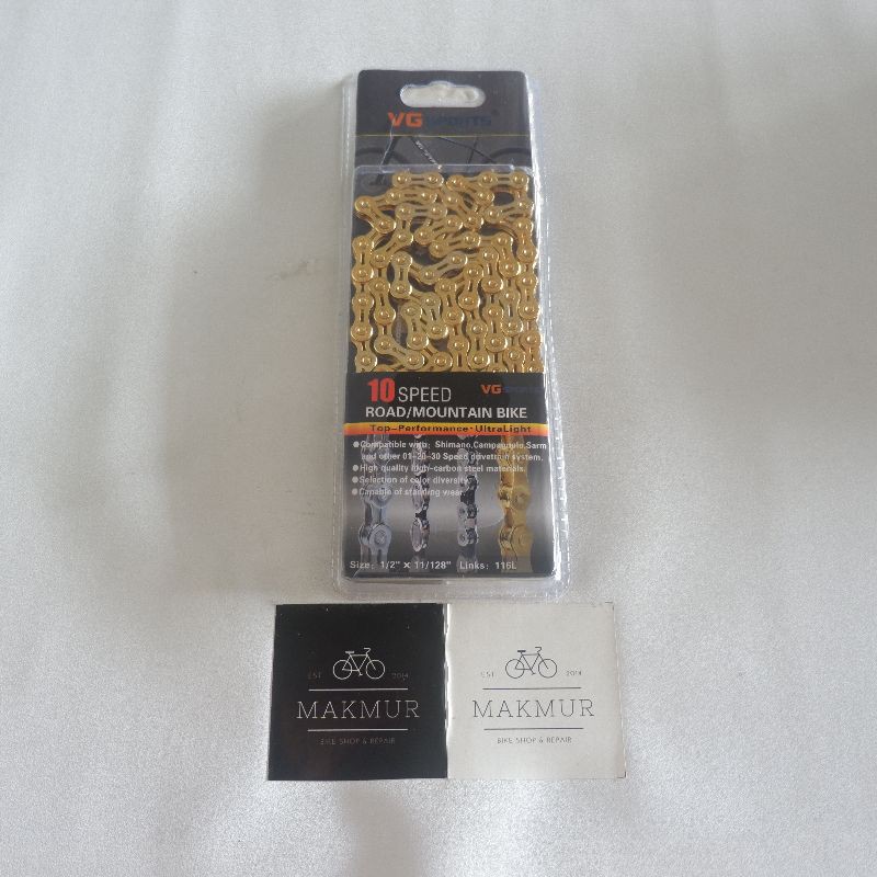 Rantai 10 Speed Gold Emas Sepeda - Vg