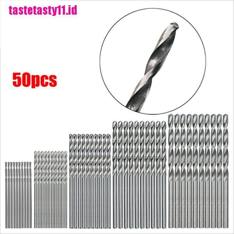 Set 50 Pcs Mata Bor Bahan HSS Lapis Berlian