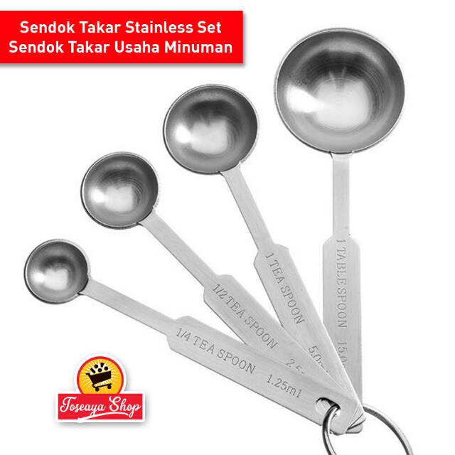 

Sendok Takar Stainless Set - Untuk Usaha Minuman