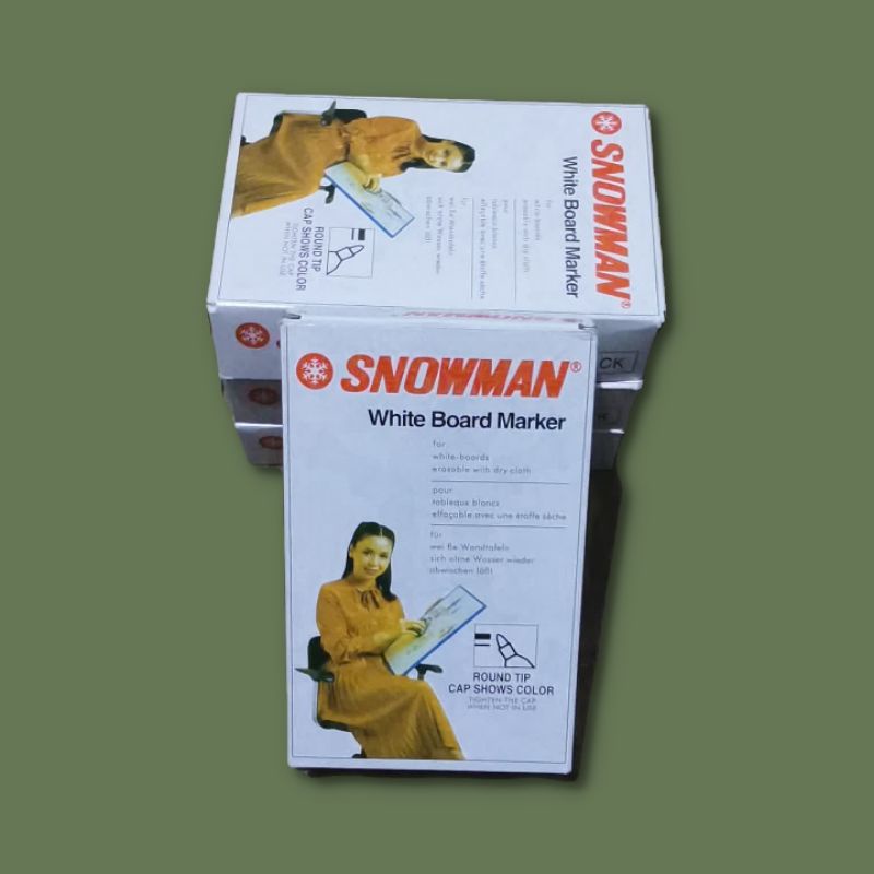 

Spidol Snowman White Board Marker BG-12