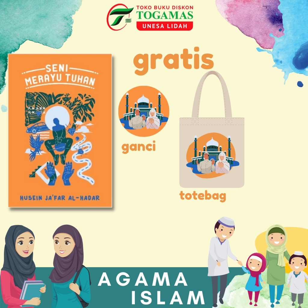 BEST SELLER! SENI MERAYU TUHAN / TUHAN ADA DI HATIMU KARYA HUSEIN JA`FAR AL-HADAR