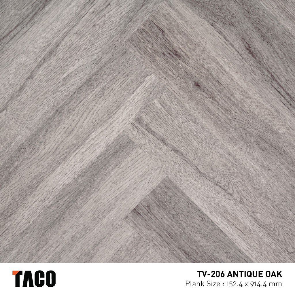 TACO VYNIL 2 MM TV206 ANTIQUE OAK / LANTAI VINYL KAYU / JUAL VINYL TACO BEKASI / LANTAI VINYL MURAH