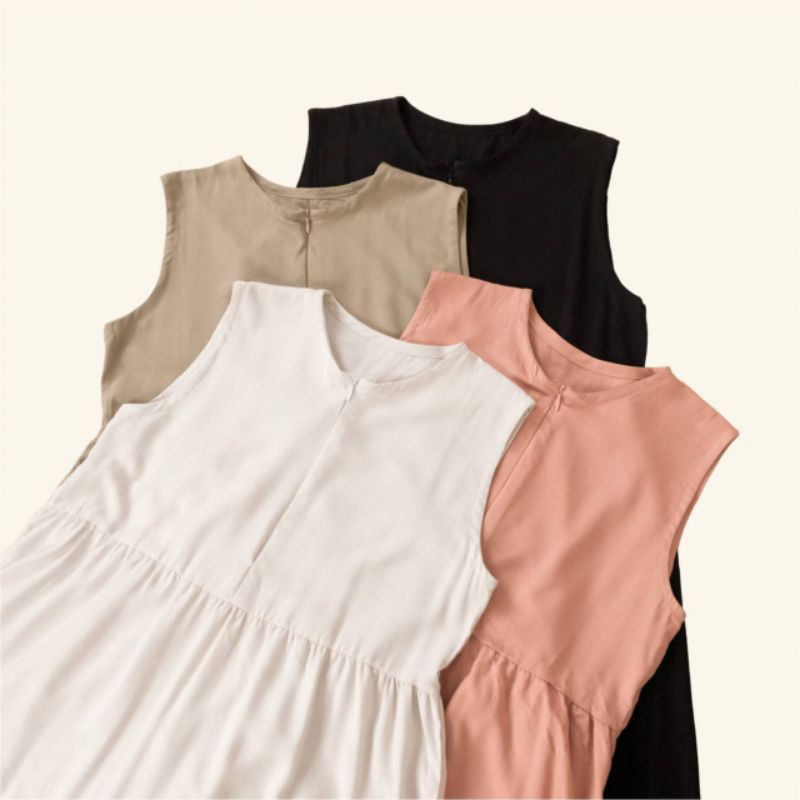 inner sleeveless / inner jubah /gamis inner / inner muslim
