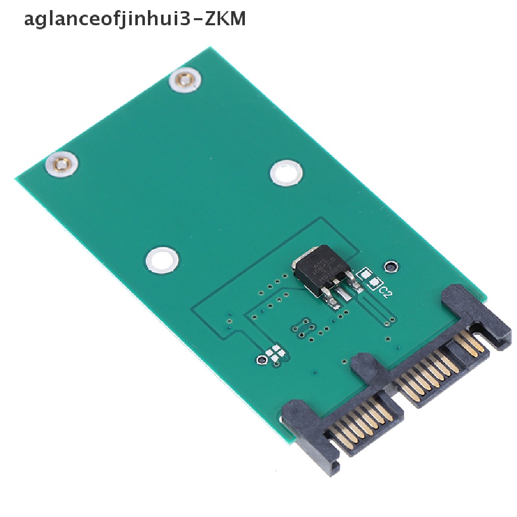 1pc Kartu Adapter Converter Mini PCIe PCI-e mSATA 3x5cm SSD To 1.8 &quot;Micro SATA