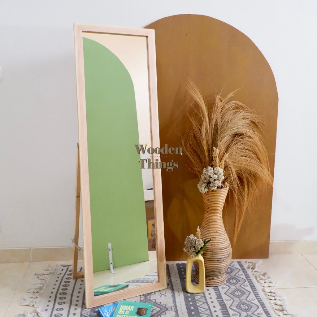 Standing Mirror Full Body Khusus untuk Pengiriman Dalam Kota Makassar