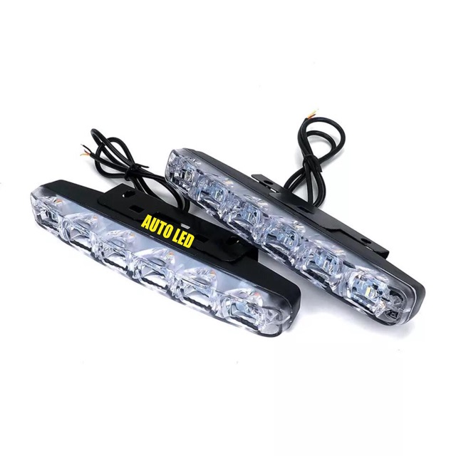  Lampu  Led Drl  6 Mata Lampu Drl  Mobil Running Sein A00114 