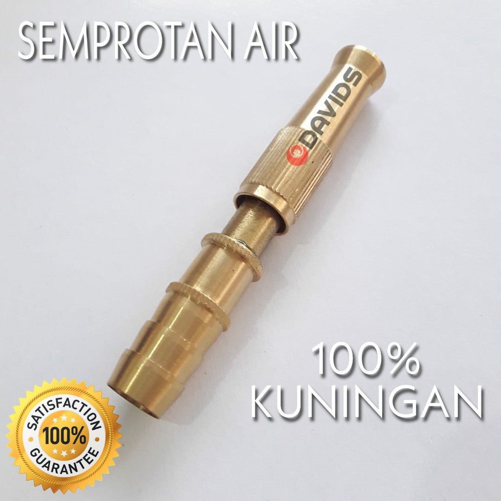 Nozzle sprayer semprotan cuci motor air taman kuningan lurus