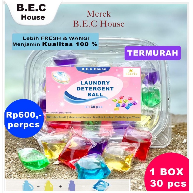 Jual [B.E.C] Laundry detergent Gel Ball / SABUN cuci baju antiseptik
