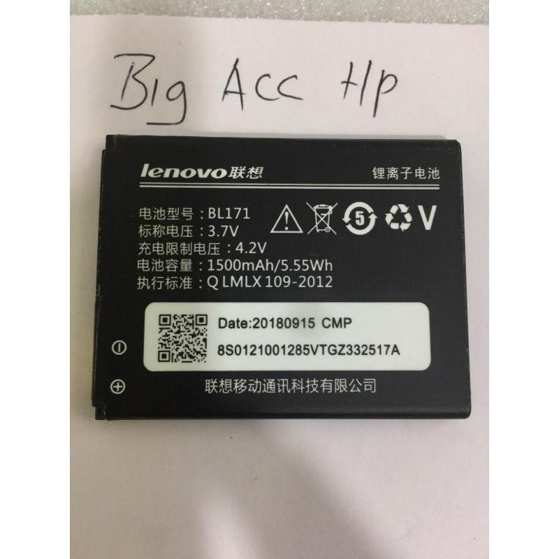 Baterai-Batere-Original Lenovo BL171 / A390