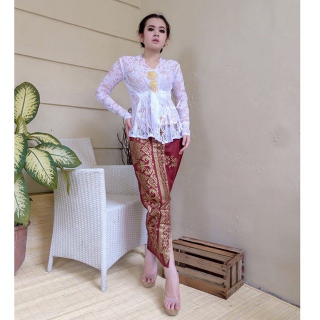 Kebaya Bali Murah Ikat Maribel | Kebaya Pita ,Kebaya Kondangan Wisuda