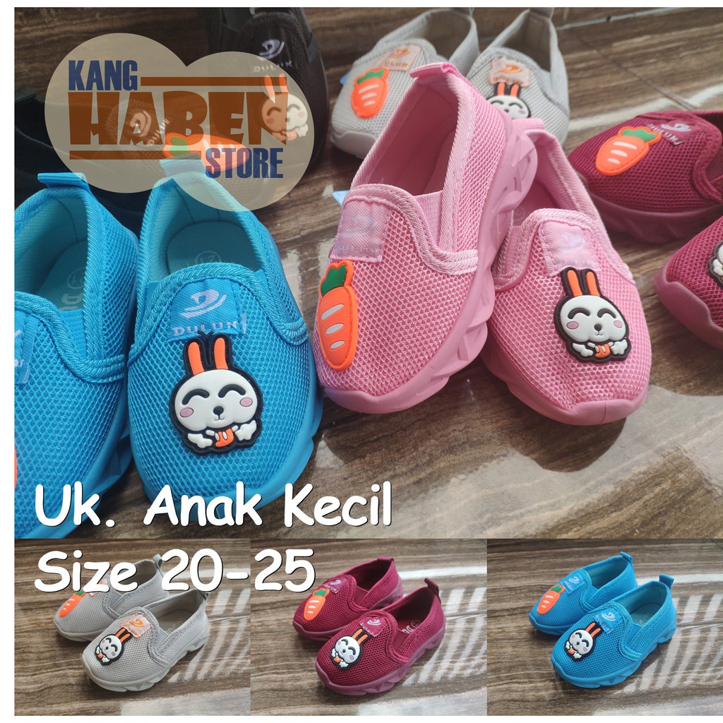 BX2012 Sepatu Anak Bayi Unisex slip on Karakter Kelinci Lucu Laki laki dan Perempuan Dulux