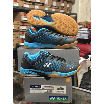 SEPATU YONEX SUPER ACE 03 GREY BLUE Limited