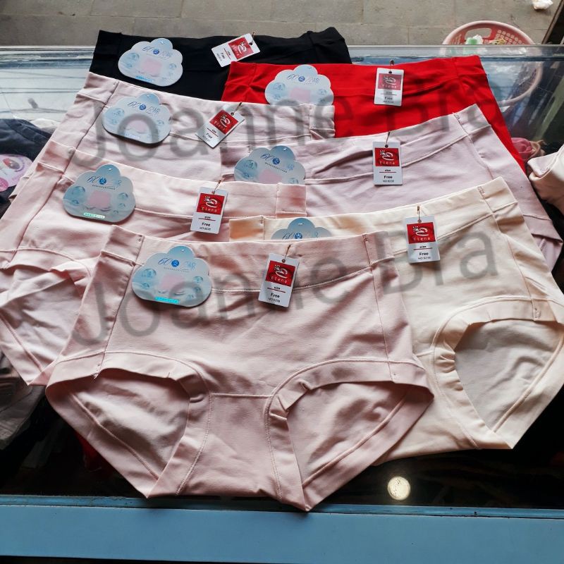 Elena Celana Dalam Wanita Katun Pasak Tinggi E 9238 - CD Wanita Dingin Lembut Premium