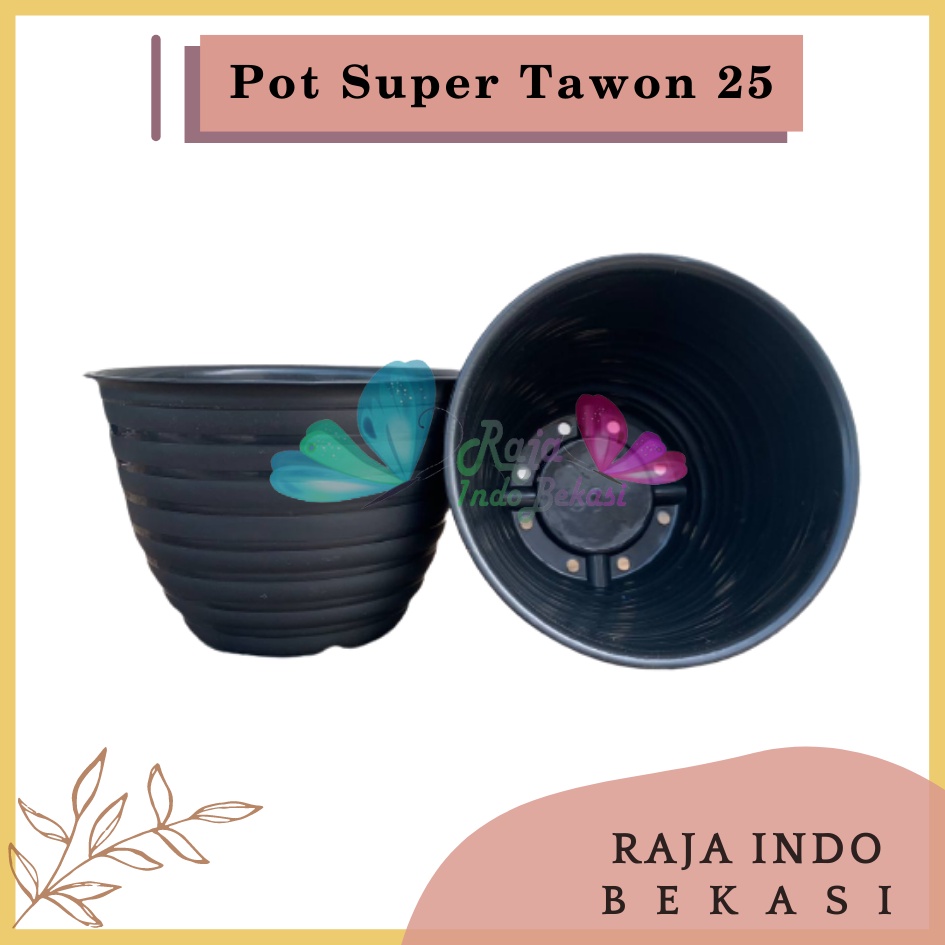 Pot Super Tawon 25 Hitam Garden Of Love Pot Tawon Putih Tirus Pot Tawon Pirus 18 20 21 25 27 - Pot Tawon 25