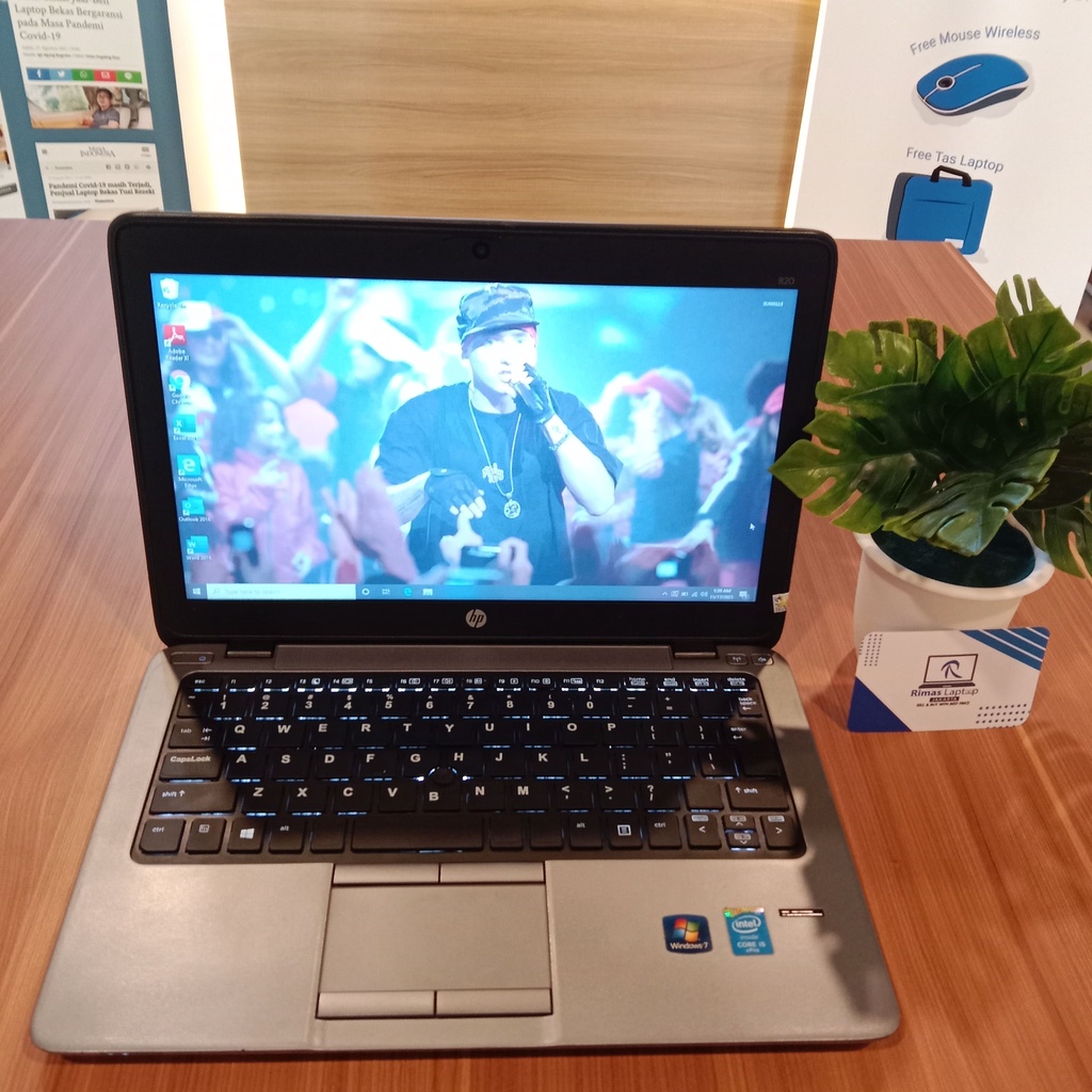 HP Elitebook I5 4GB 128GB SSD Second Bekas