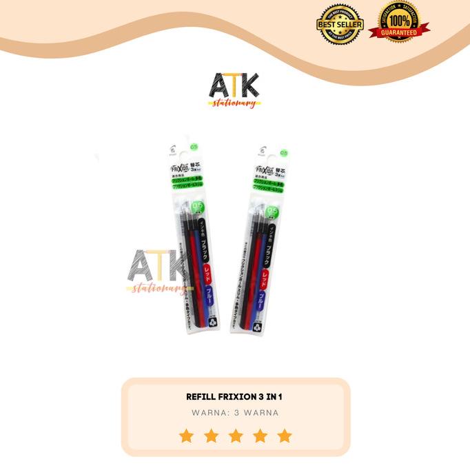 

TERLARIS Refill isi Pulpen Frixion 3 in 1 ( pulpen 3 warna) atk/PULPEN GEL/PULPEN LUCU/PULPEN 1 PACK/PENSIL WARNA/PENSIL 2B/PENGHAPUS JOYKO/PENGHAPUS LUCU/RAUTAN PENSIL PUTAR/RAUTAN ELEKTRIK/SPIDOL WARNA/SPIDOL PERMANEN/SPIDOL WHITEBOARD/CORRECTION TAPE
