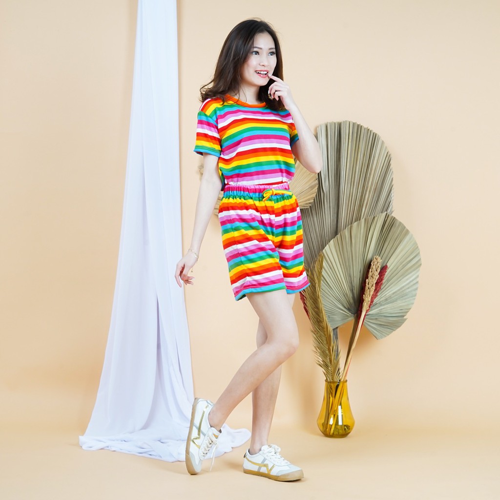 SETELAN ONE SET WANITA LESTARI / BASIC TIEDYE SET DAILYSET / ONESET TIE DYE-3