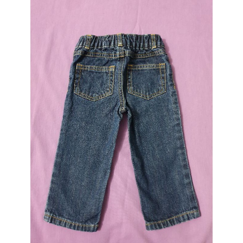 preloved celana panjang jeans denim anak baby 12m Carter's