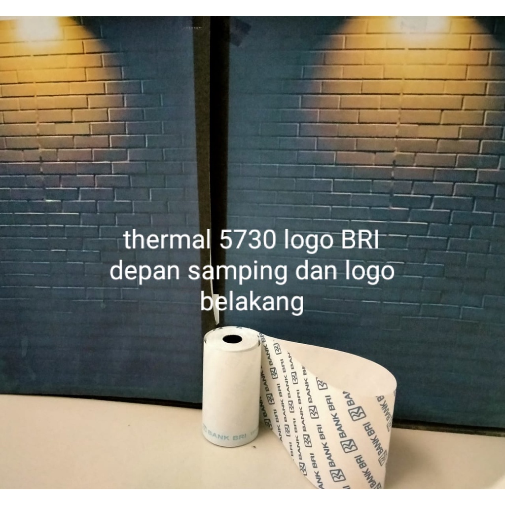 

HJK kertas Thermal Logo BRILink ukuran 57x30 mm