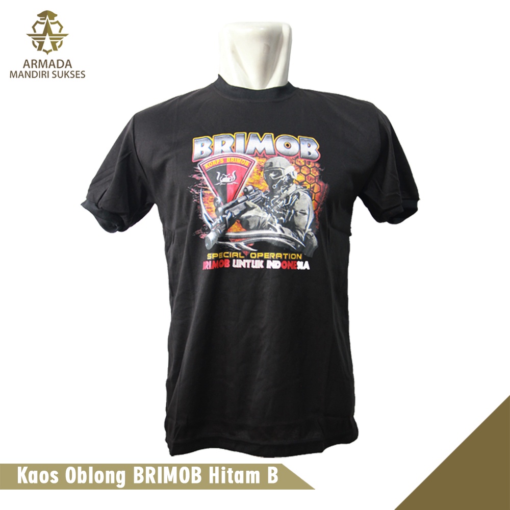 Kaos Brimob Gambar - Kaos Dalam Brimob Gambar