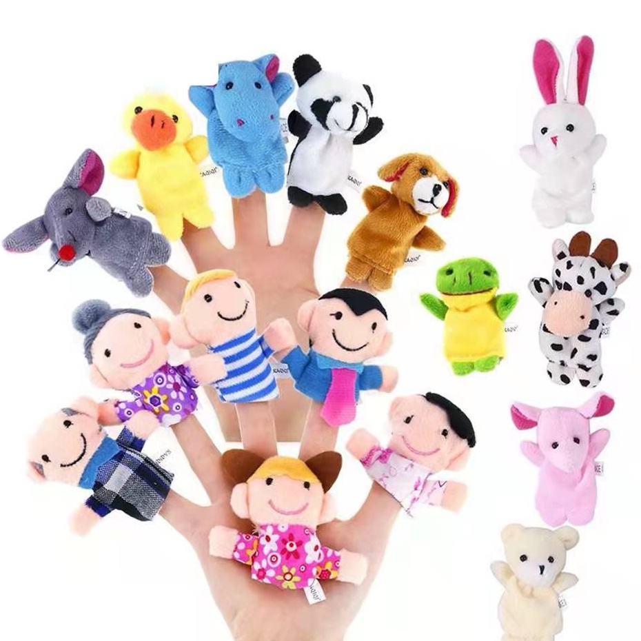 Boneka Jari Mainan Anak Bayi Finger Puppet Mainan Edukasi Boneka Tangan Karakter/C 216