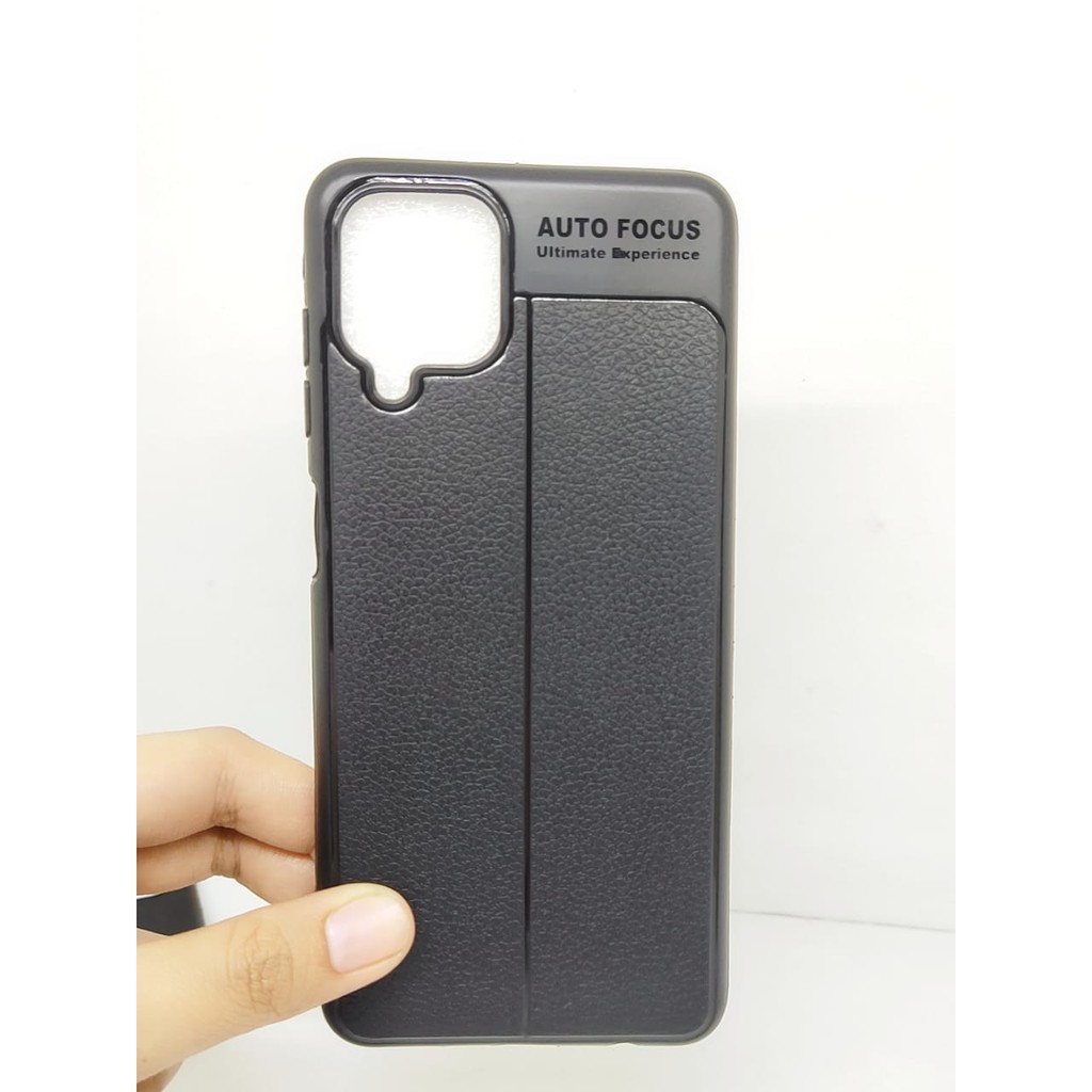 AutoFokus Samsung A12 M12 A13 4G Leather Soft Case AUTOFOCUS Motif Kulit Jeruk