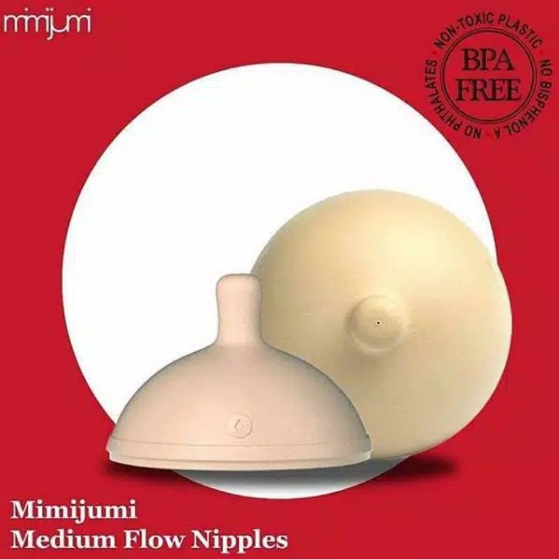 Mimijumi Replacement Nipple Flow 6-18 Months