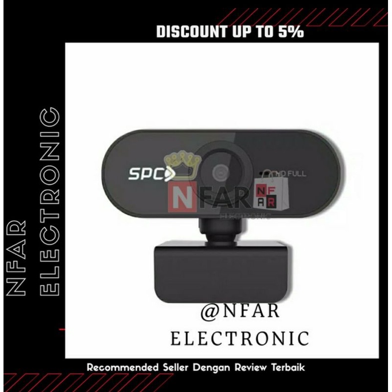 SPC WC02 Webcam 1080p Full HD Webcam SPC WC 02 Webcam Untuk Daring Zoom Sekolah Online