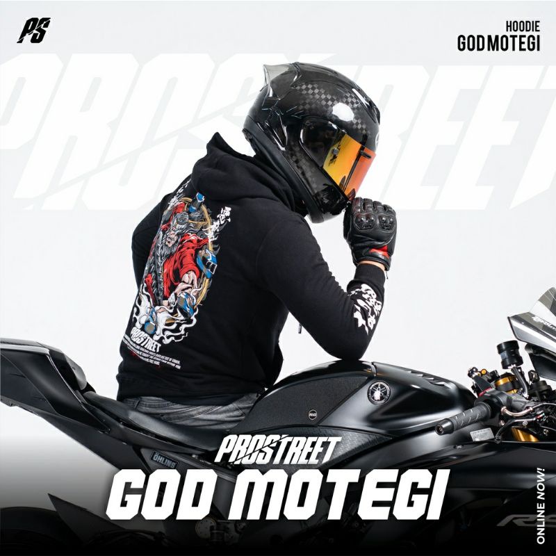 HOODIE PROSTREET GOD MOTEGI NEW ORIGINAL